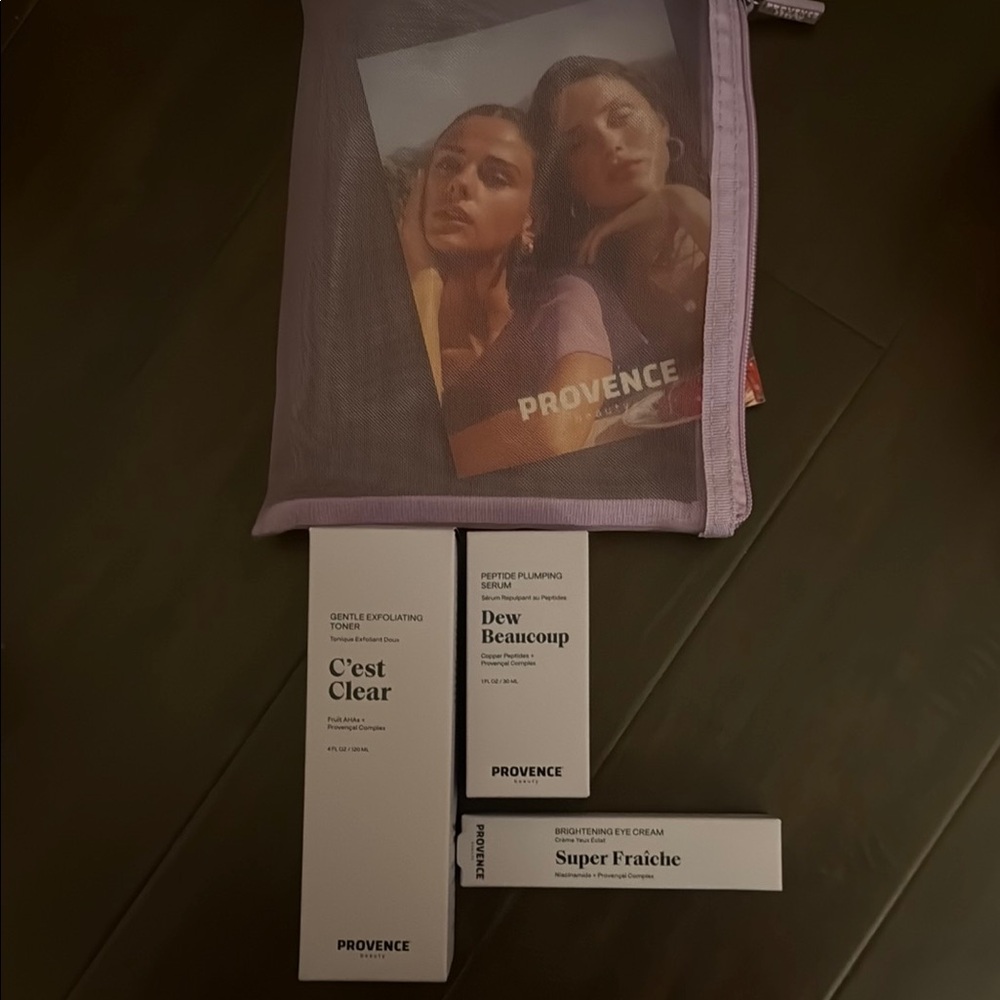 Skincare Set with White Packaging